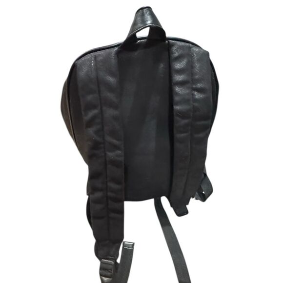 Black MAC Cosmetic Backpack with Silver Zippers - Picture 4 of 8